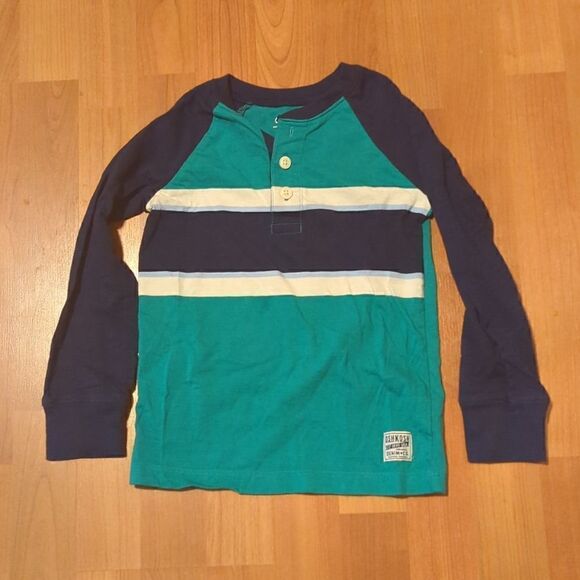 Size 5T Tops Pajama Shirts Long Sleeves St Patrick's Boy Dinosaur - Picture 4 of 5